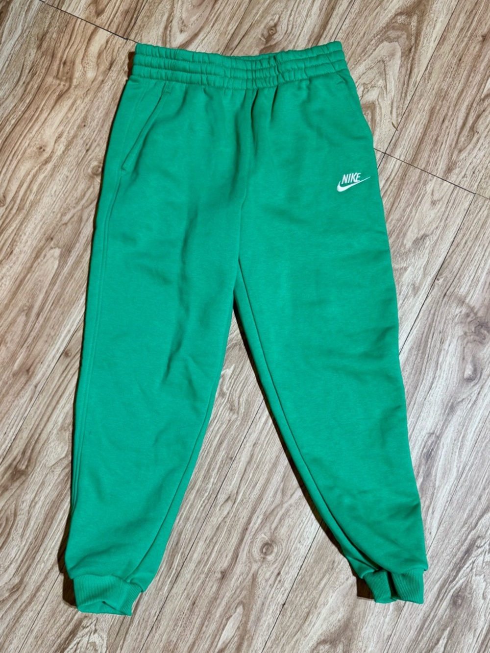 Nike Kids Bright Green Fleece Joggers